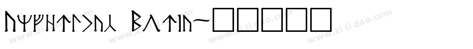 Angerthas Moria字体转换